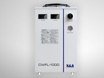 เครื่องทำน้ำเย็นอุณหภูมิคู่พร้อมกำลังเย็น 4200W สำหรับช่างแกะสลักเลเซอร์ไฟเบอร์