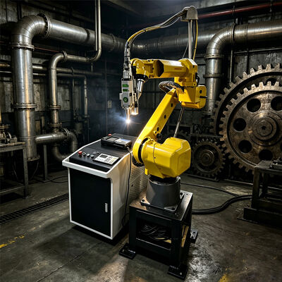 FANUC Robot M-20 6 Axis Robot อัตโนมัติ 3D เครื่องตัดเลเซอร์ไฟเบอร์สําหรับอุปกรณ์ฟิตเนส