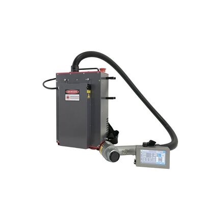 เครื่องทำความสะอาดเลเซอร์แบบพัลส์ไฟเบอร์แบบพกพา 200W สำหรับขจัดสนิม สี และน้ำมัน