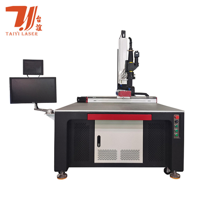 โปรโมชั่นคานตันเฟอร์ AC380V 4 Axis YAG Fiber Laser Welding Machine สําหรับสแตนเลส