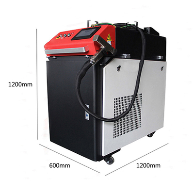 เครื่องล้างสนิมเลเซอร์มือถือ 2000W เครื่องล้างสนิมเลเซอร์โลหะ