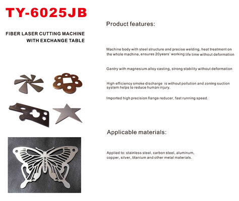เครื่องตัดไฟเบอร์เลเซอร์ CNC แบบปิดกำลังสูง Cypcut Hypcut Beckhoff