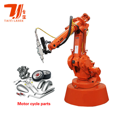 เครื่องเชื่อมเลเซอร์ไฟเบอร์จากสแตนเลส พร้อมแขนหุ่นยนต์อัตโนมัติ KUKA