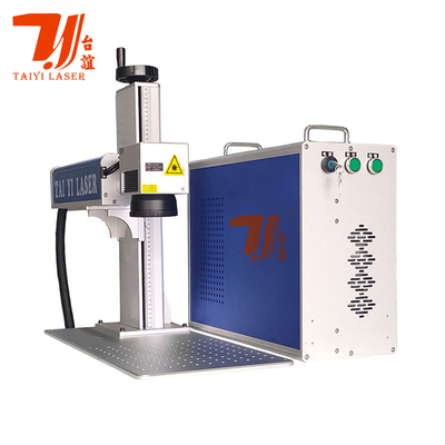 ขายร้อน เครื่องหมายเลเซอร์ไฟเบอร์โลหะขนาดเล็กพกพา 30W พร้อมคอมพิวเตอร์