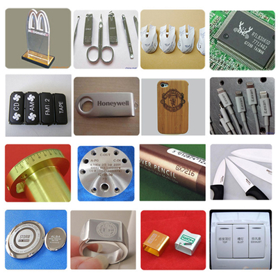 ขายร้อน เครื่องหมายเลเซอร์ไฟเบอร์โลหะขนาดเล็กพกพา 30W พร้อมคอมพิวเตอร์