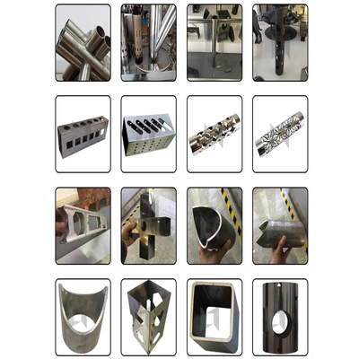 เครื่องตัดเลเซอร์ไฟเบอร์อัตโนมัติ CNC 1500W สําหรับท่อท่อสี่เหลี่ยมขนาดเล็ก