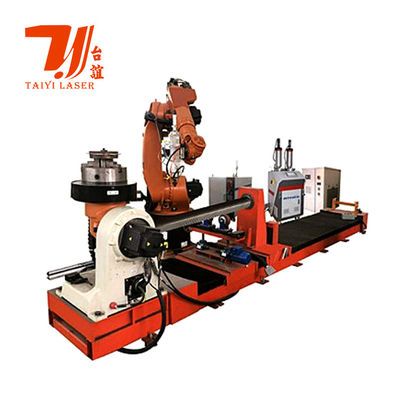 ระบบเครื่องเคลือบเลเซอร์หุ่นยนต์สําหรับปั๊ม shafts, รอลล์, และการปรับปรุงพื้นผิวส่วนหมุน