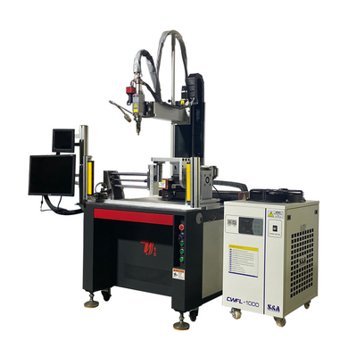 เครื่องเชื่อมเลเซอร์ไฟเบอร์อัตโนมัติ 2000W สําหรับการเชื่อมสปาย