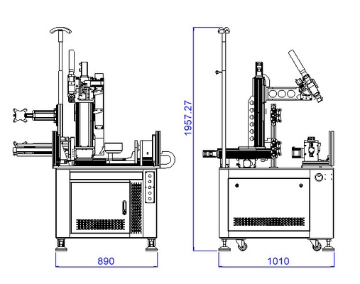 เครื่องเชื่อมเลเซอร์ไฟเบอร์อัตโนมัติ 2000W สําหรับการเชื่อมสปาย