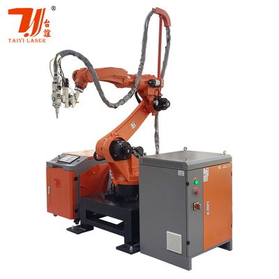 6 Axis Robot Arm อัตโนมัติ ไฟเบอร์ 3D เครื่องตัดเลเซอร์สําหรับสแตนเลส