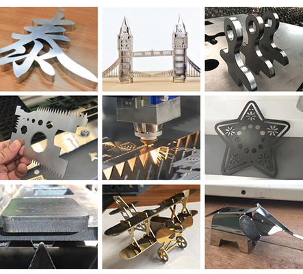 เครื่องตัดเลเซอร์ไฟเบอร์ CNC ที่ฉลาดด้วยหัวตัดแม่นยําสูง Raytools
