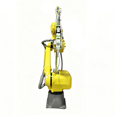 หุ่นยนต์ตัดเลเซอร์ FANUC สำหรับงานหนักพร้อมแหล่งเลเซอร์ไฟเบอร์ 6kW สำหรับการตัดเหล็กแผ่นหนาและการผลิตโลหะทางอุตสาหกรรม