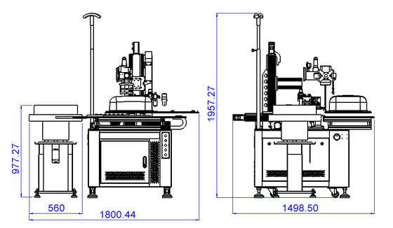เครื่องเชื่อมเลเซอร์อัตโนมัติ 2kw ซิงค์คลับไฟเบอร์ 2000W
