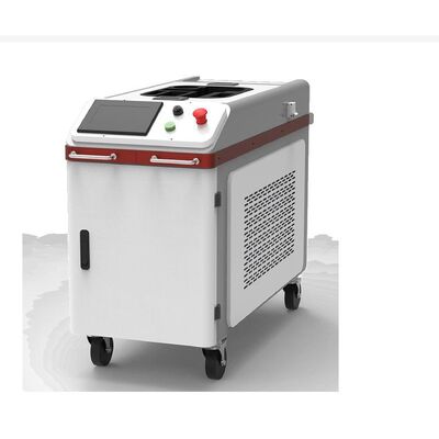 เครื่องทำความสะอาดเลเซอร์ไฟเบอร์แบบมือถือระบายความร้อนด้วยน้ำ 500W สำหรับการกำจัดสนิมและสี