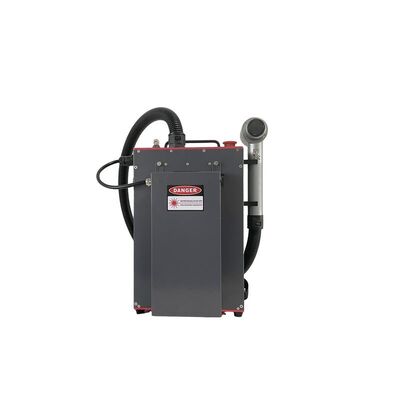 เครื่องทำความสะอาดเลเซอร์ไฟเบอร์แบบพกพา 300W พร้อมแบตเตอรี่สำหรับกำจัดสนิม