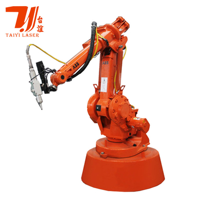 โปรโมชั่นคานตันเฟอร์ 6 Axis หุ่นยนต์แขน 1000W-6000W หมอนแผ่นอัตโนมัติไฟเบอร์โลหะเลเซอร์เครื่องปั่น