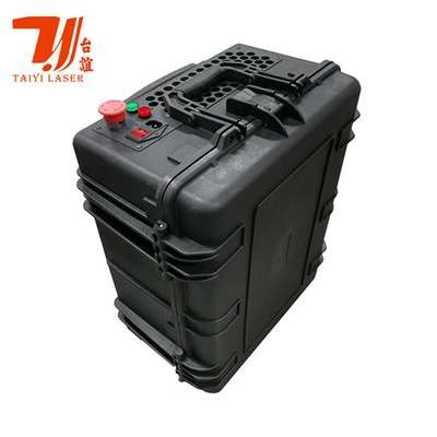 Trolley Case Raycus Fiber Laser Cleaner , 100W เลเซอร์กำจัดสนิมแบบพกพา