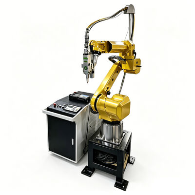 FANUC Robot M-20 อุปกรณ์เครื่องตัดไฟเบอร์เลเซอร์ 3 มิติอัตโนมัติสำหรับโรงงานอัตโนมัติ