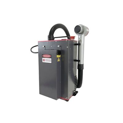 เครื่องทำความสะอาดเลเซอร์ไฟเบอร์แบบสะพายหลัง 50W สำหรับขจัดสนิม สี และน้ำมัน