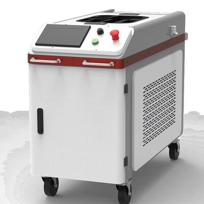 เครื่องทําความสะอาดเลเซอร์ไฟเบอร์มือที่เย็นด้วยน้ํา 2000W สําหรับการกําจัดสนิมหนัก