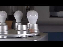 20W 30W 50W 100W อัตโนมัติ 8 สถานีโรตารีหลอดไฟ LED พิมพ์โลโก้เลเซอร์เครื่องทำเครื่องหมาย