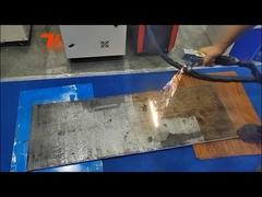 เครื่องกำจัดสนิมด้วยเลเซอร์ไฟเบอร์ CW ​​1000w 1500w 2000w ทำความสะอาด