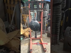 เครื่องทำความสะอาดเลเซอร์พื้นที่ขนาดใหญ่แบบมือถือ 1500W 2000W