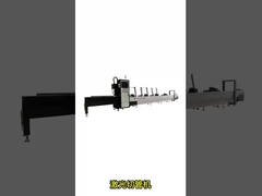 CNC อัตโนมัติโลหะกลมสี่เส้นไฟเบอร์เลเซอร์หลอดตัดเครื่อง